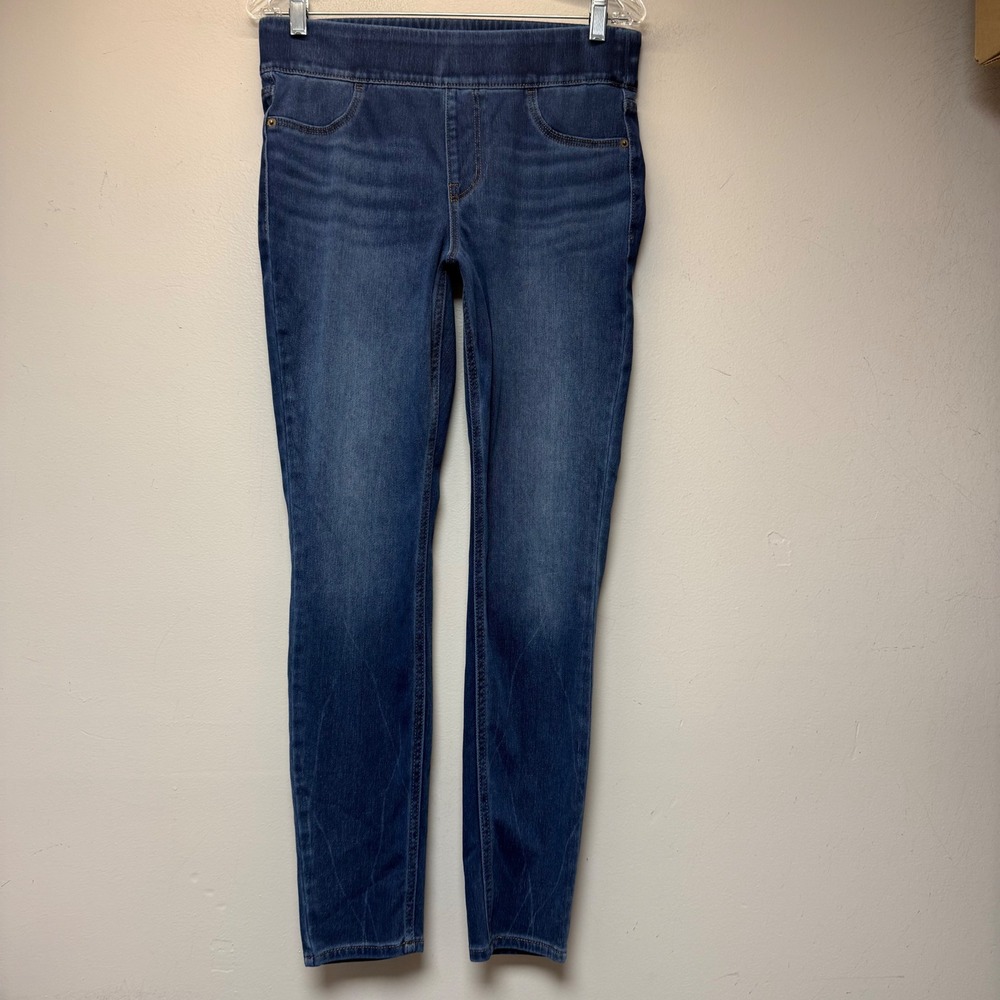 Old Navy Rockstar Super Skinny Jeggings Women 10 Dark Blue Excellent Mid-Rise
